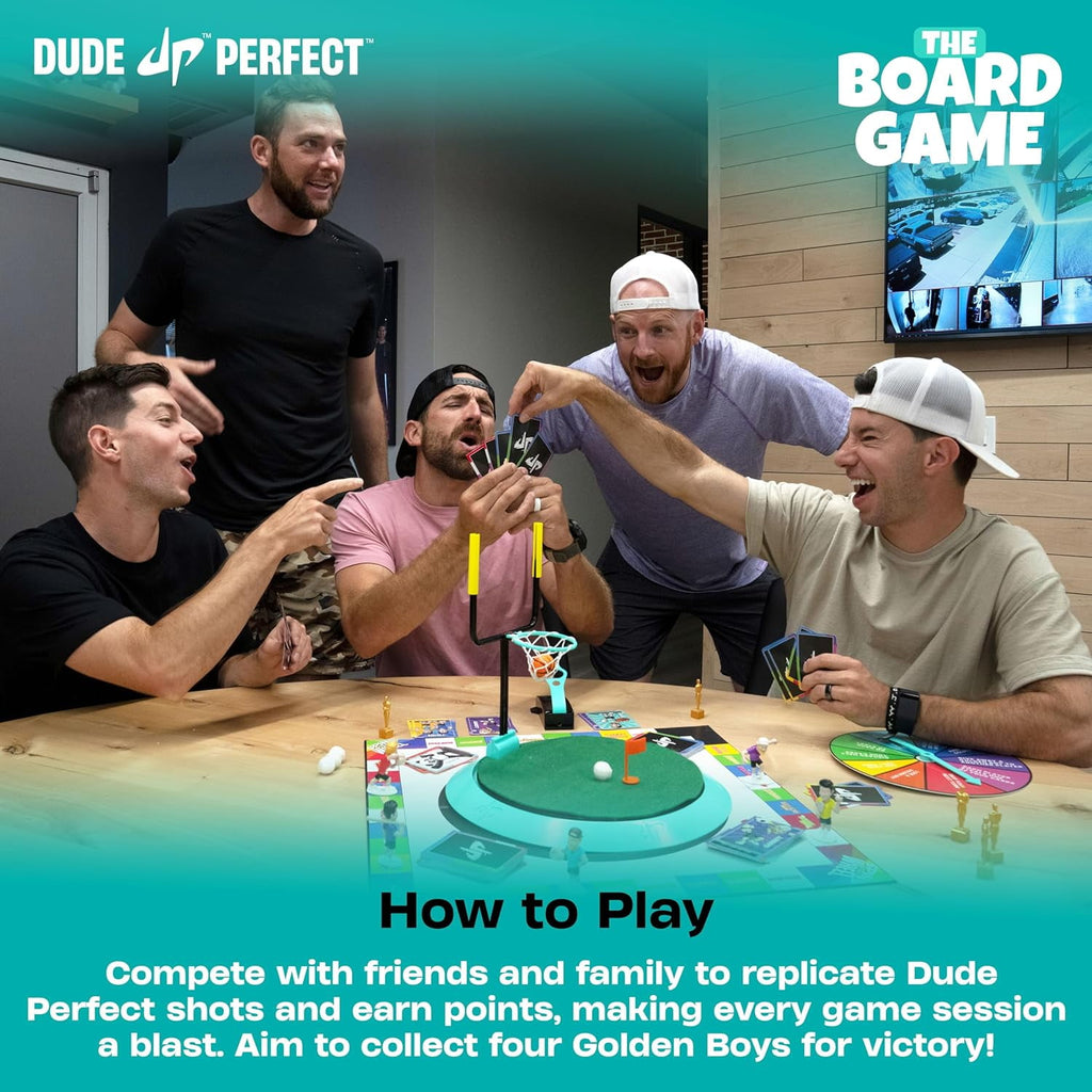 Dude Perfect The Board Game, for Kids Who Love Sports and Competitive
