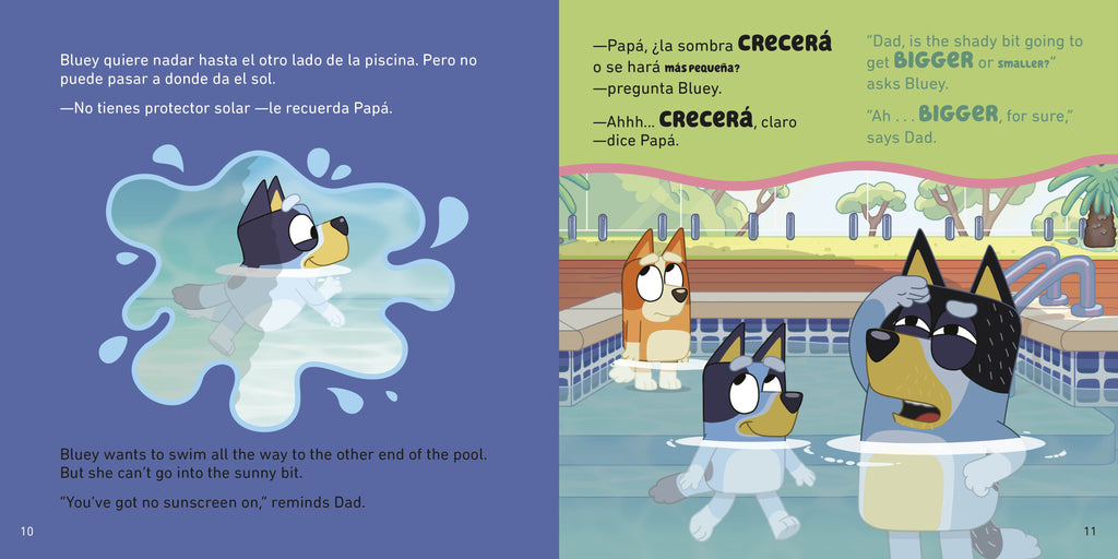 Bluey: the Pool/la Piscina (Bilingual English-Spanish Edition) (Biling