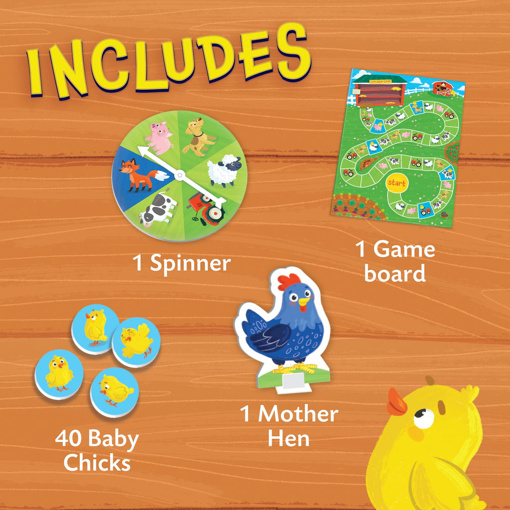 Peaceable Kingdom Count Your Chickens Cooperative Board Game for Presc