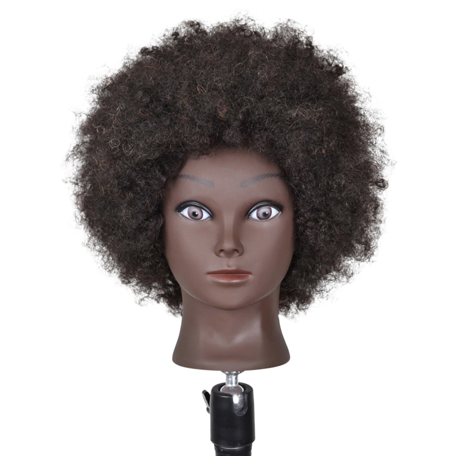 Openpig Mannequin Head With Human Hair Curly Hair Training Head Maniki