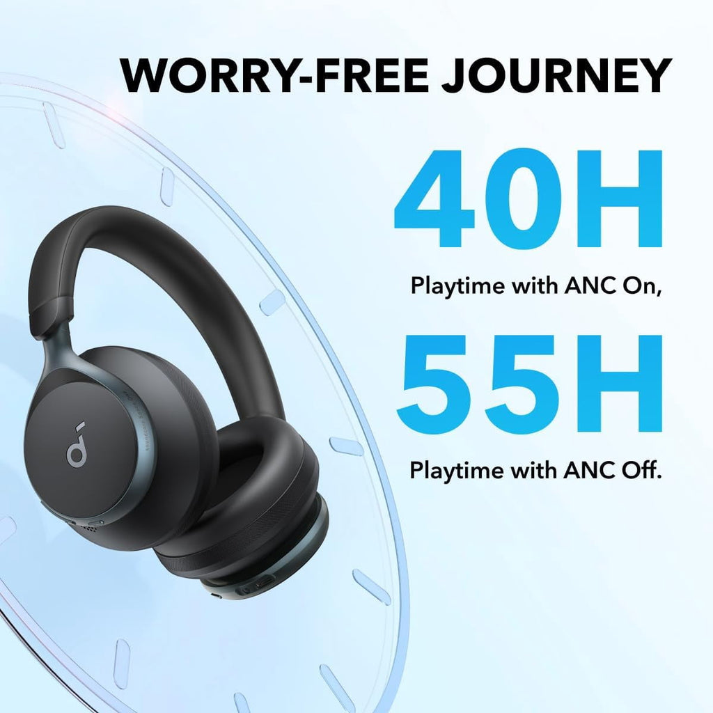 Soundcore by Anker, Space One, Active Noise Cancelling Headphones, 2X