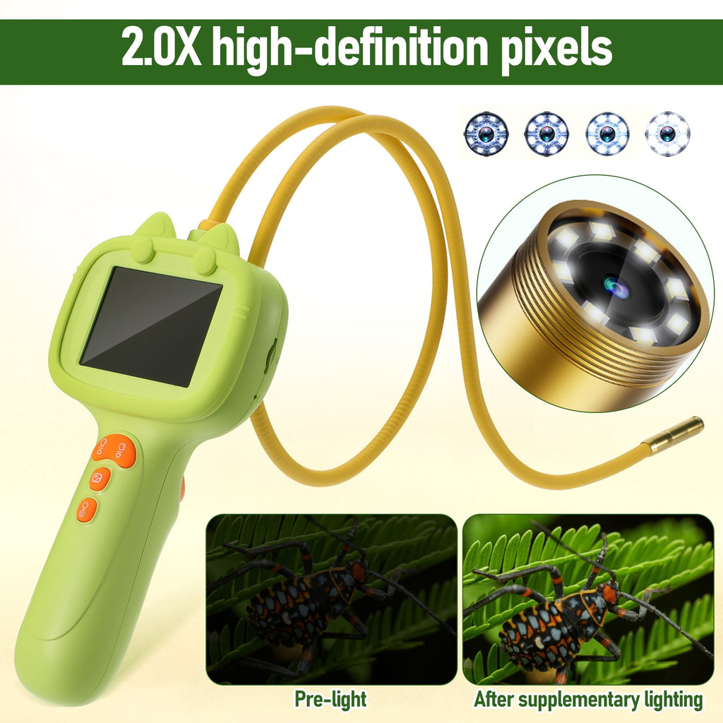 Kids Borescope Toy with Light, Educational Toy, Birthday Gift for Boys