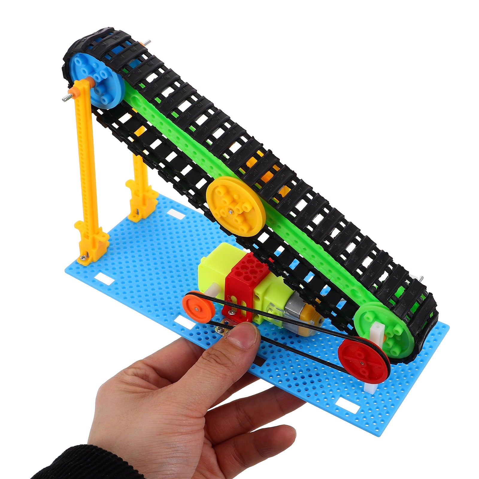 Amosfun Excavator Belt Set for Science Projects, Multi Plastic Quick T
