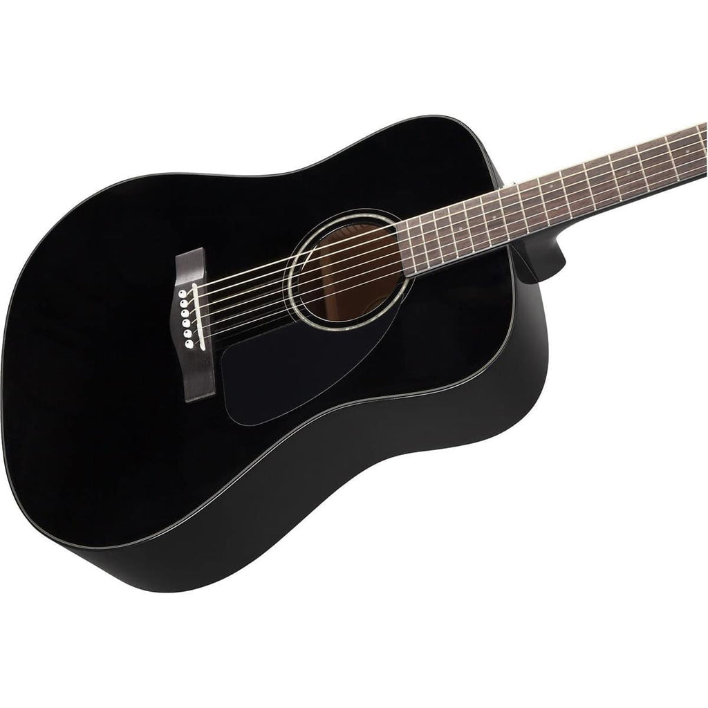 Fender Dreadnought Acoustic Guitar, Black
