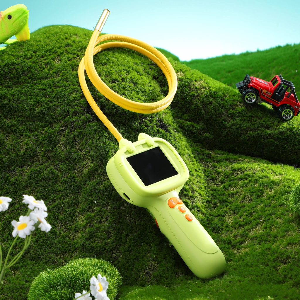 Borescope Camera Toy, Flexible Probe with Light, IP67 Waterproof, Outd