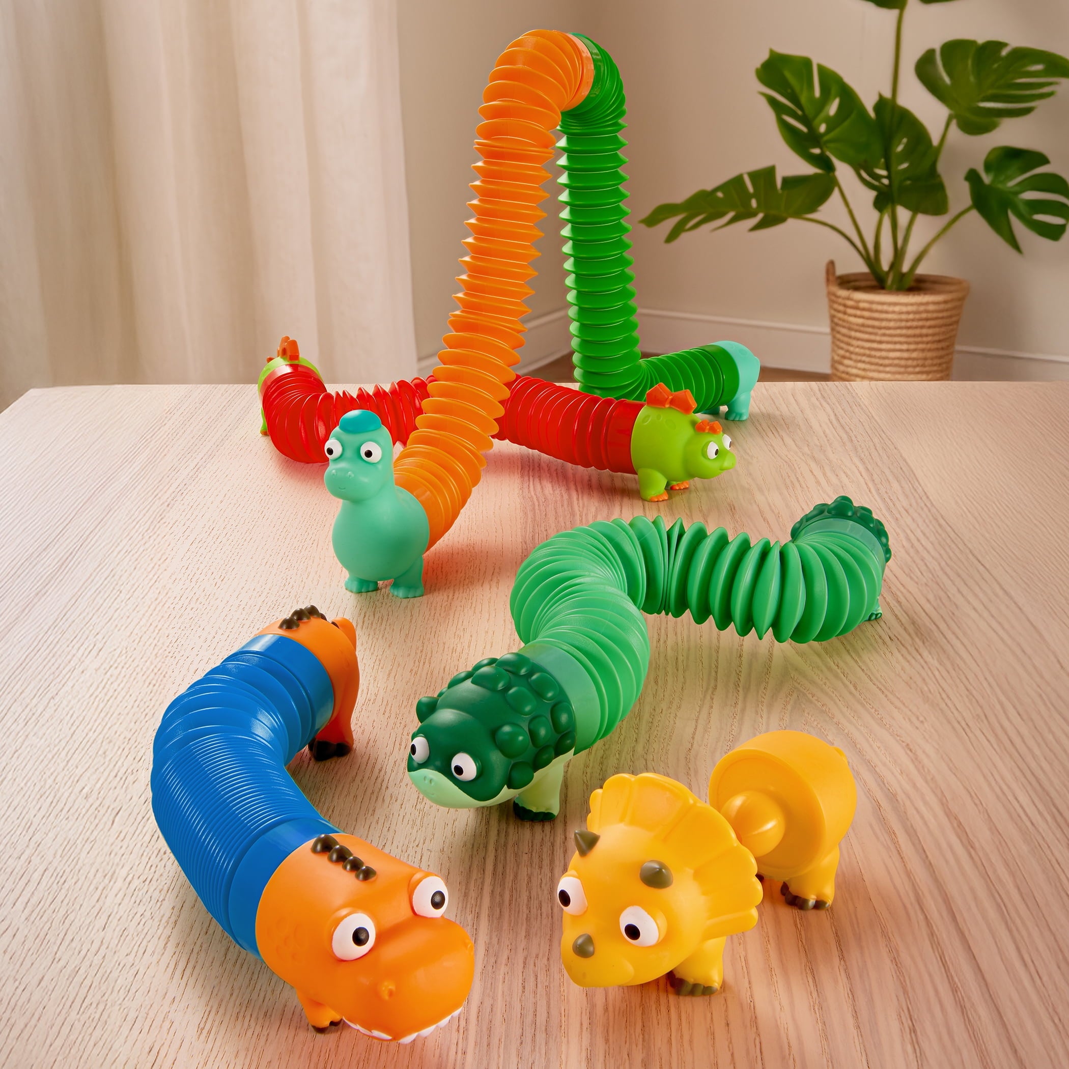 Battat Li'l Dino Buddies Sensory Dinosaur Tubes