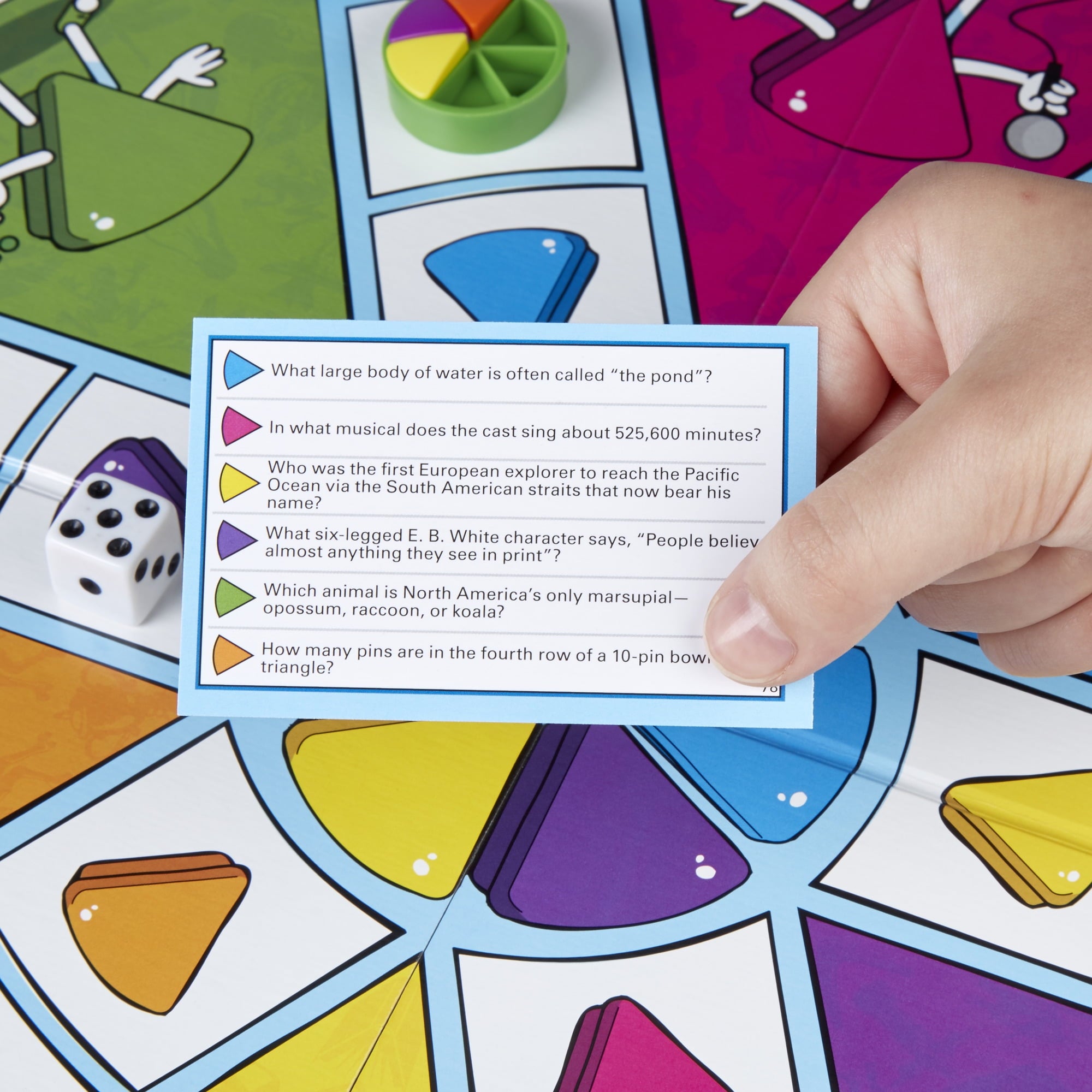 Trivial Pursuit Family Edition game, Board Game for 2 or More Players,