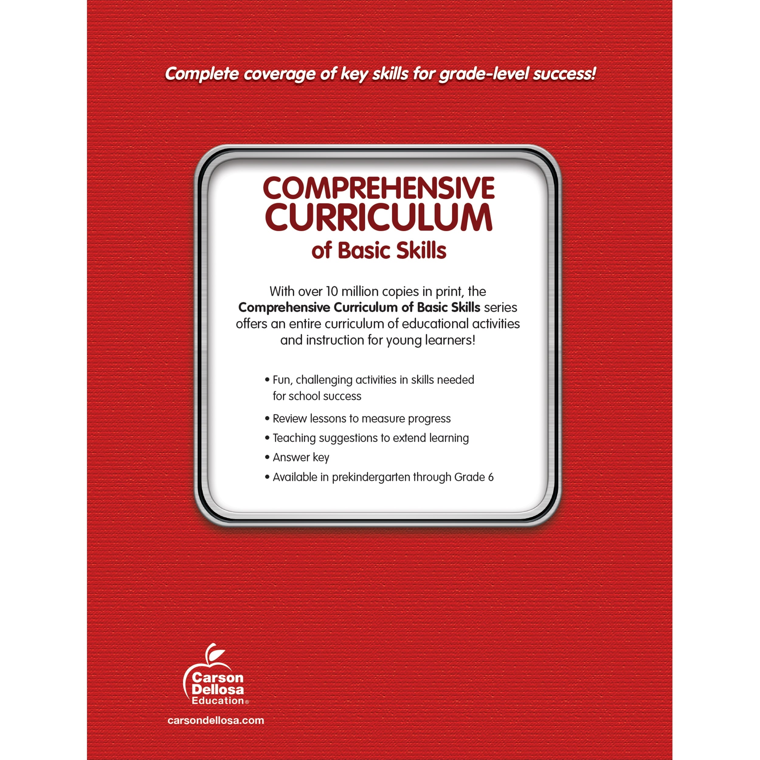 Thinking Kids Comprehensive Curriculum of Basic Skills Workbook (544)