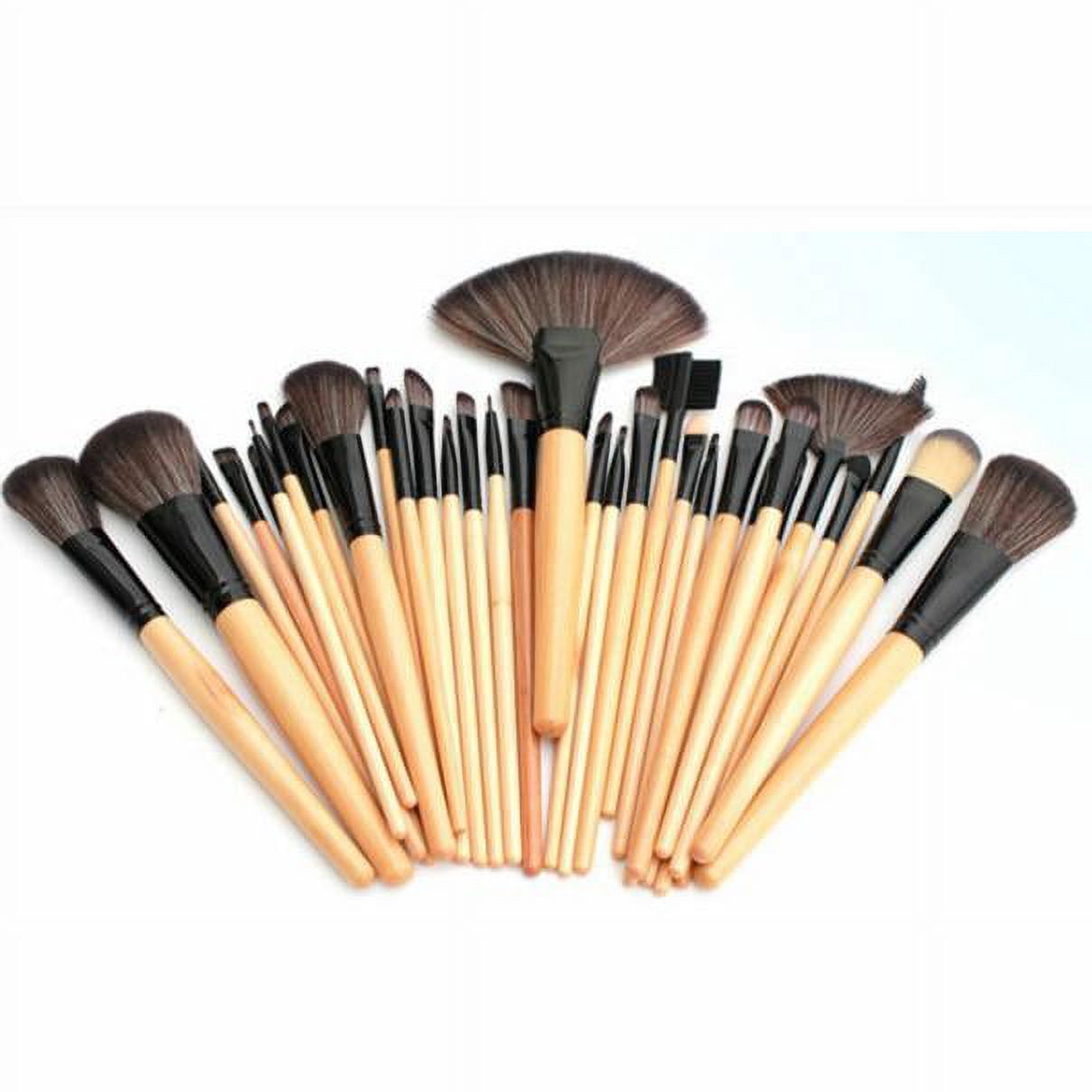 32 Piece Makeup Brush Set Complete Cosmetic Kit With Soft Carrying Pou