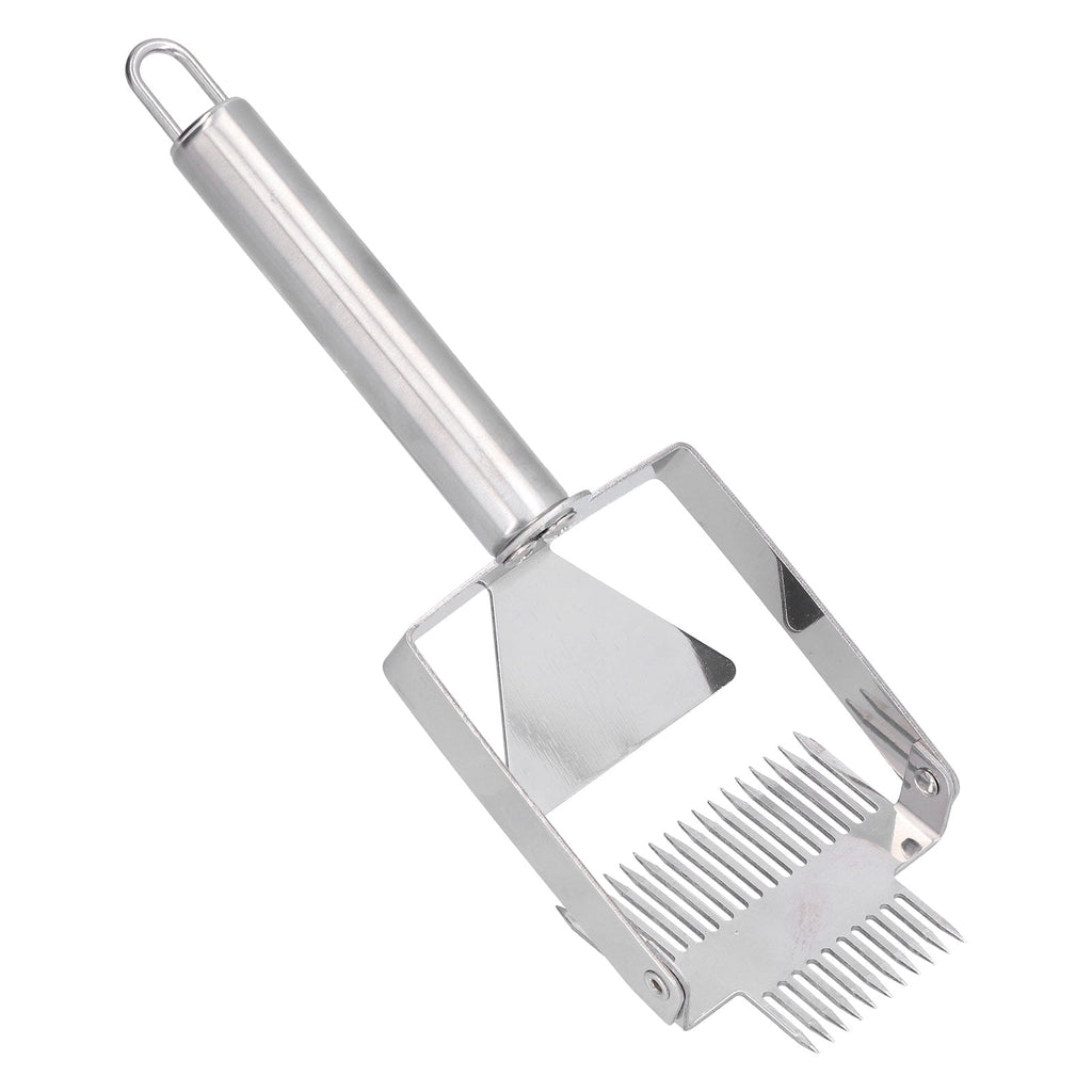 Double-Headed Honey Cutting Fork Scraper for Beehives, Stainless Steel