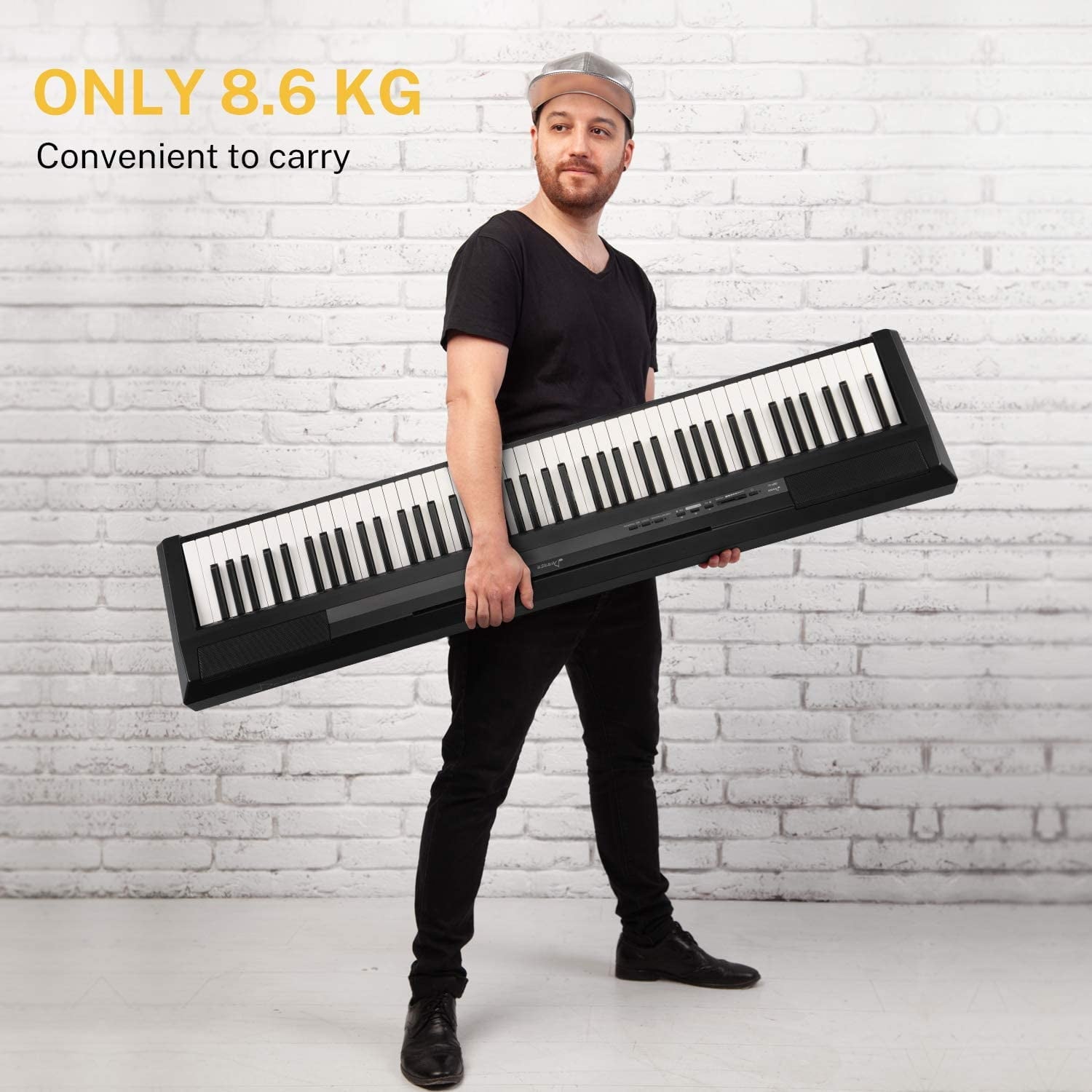 Donner DEP-10 Digital Piano 88 Key Weighted, Full-Size Electric Piano