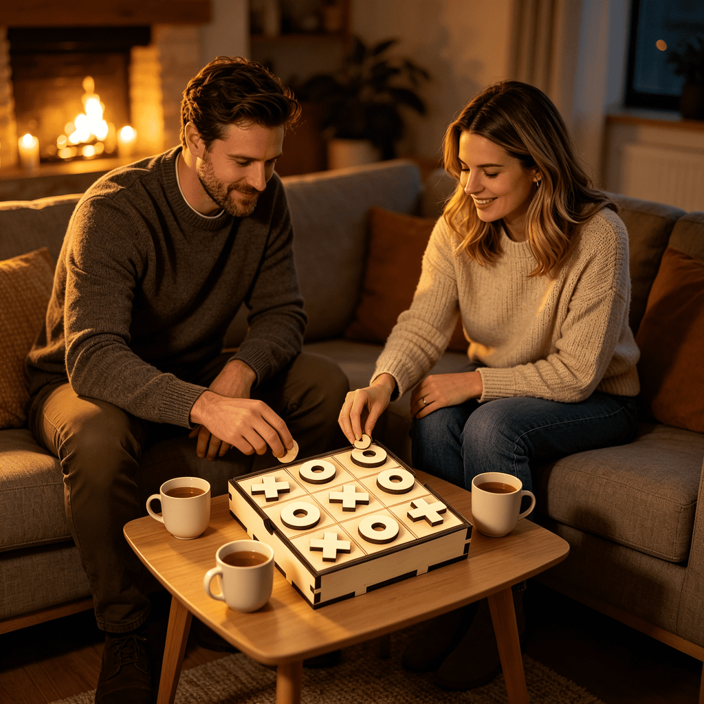 BESTSKY Wooden Board Games for Family Strategy Board Game