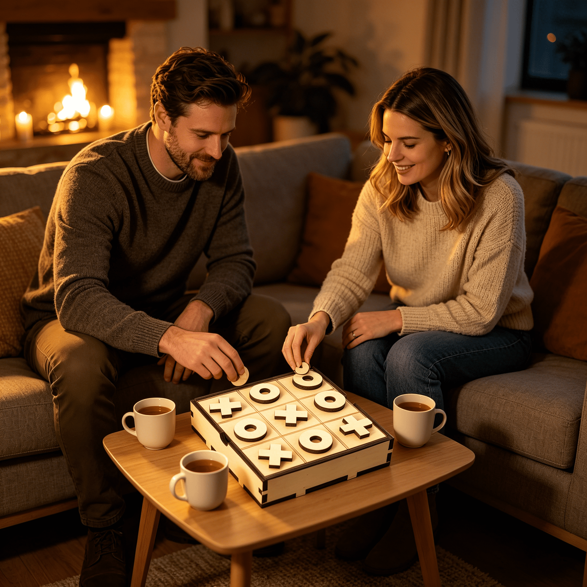 BESTSKY Wooden Board Games for Family Strategy Board Game