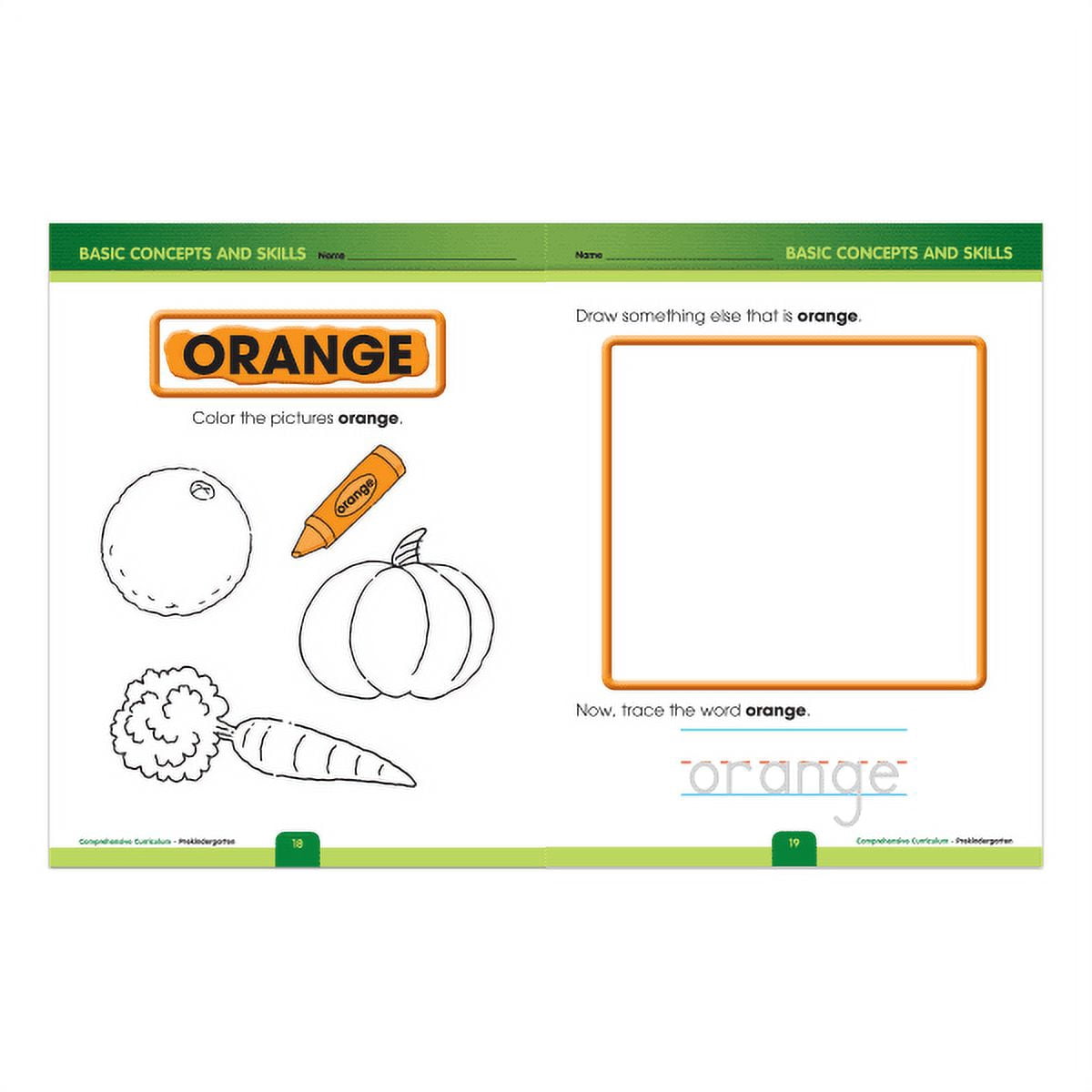 Thinking Kids Comprehensive Curriculum of Basic Skills Grade PK Workbo