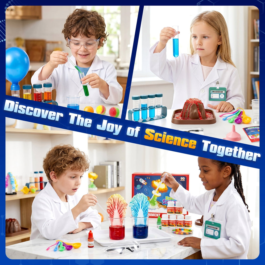 Flooyes Kids Educational Science Kit Toys, Science Lab Experiments wit