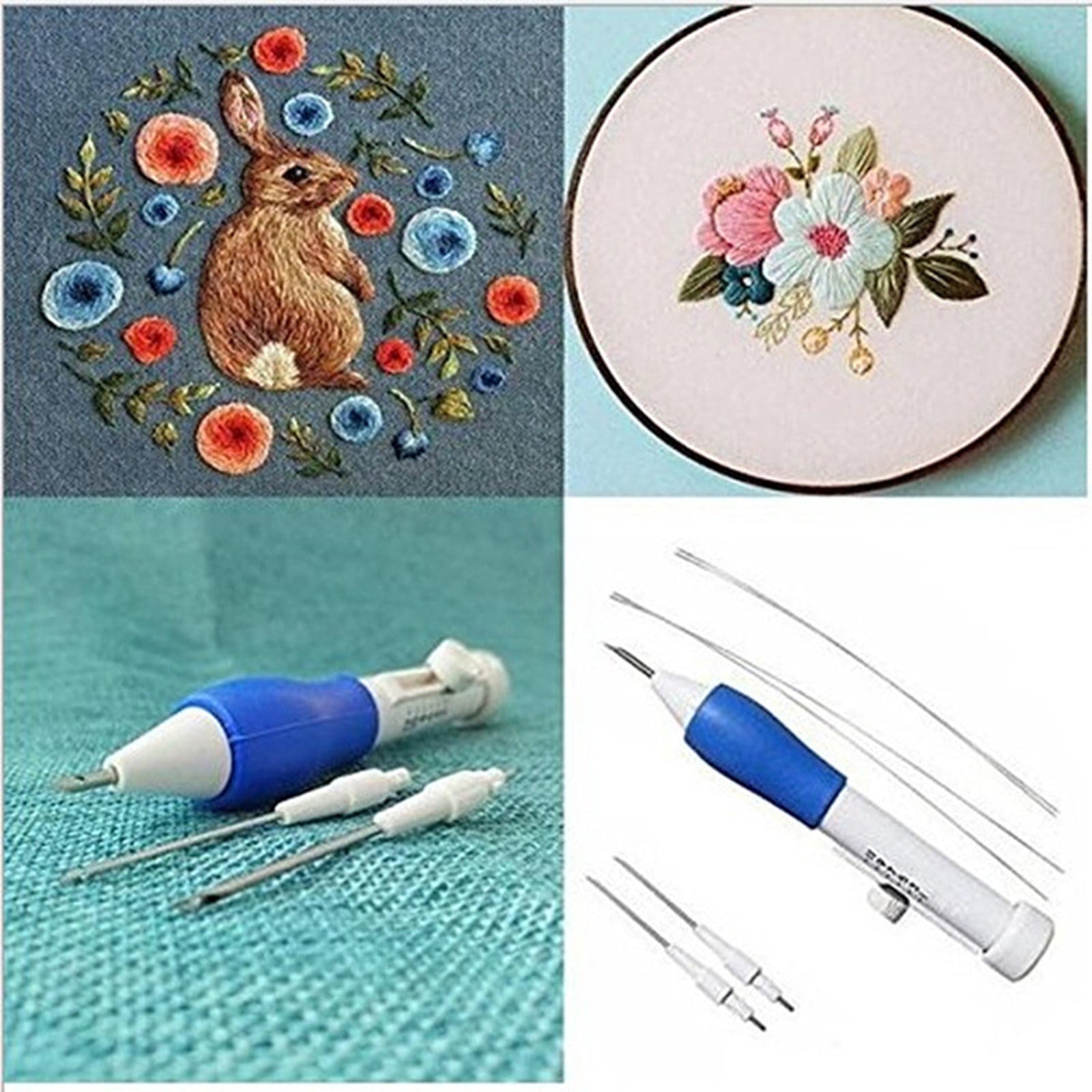 Embroidery Pen Embroidery Stitching Punch Needle Embroidery Kit Craft