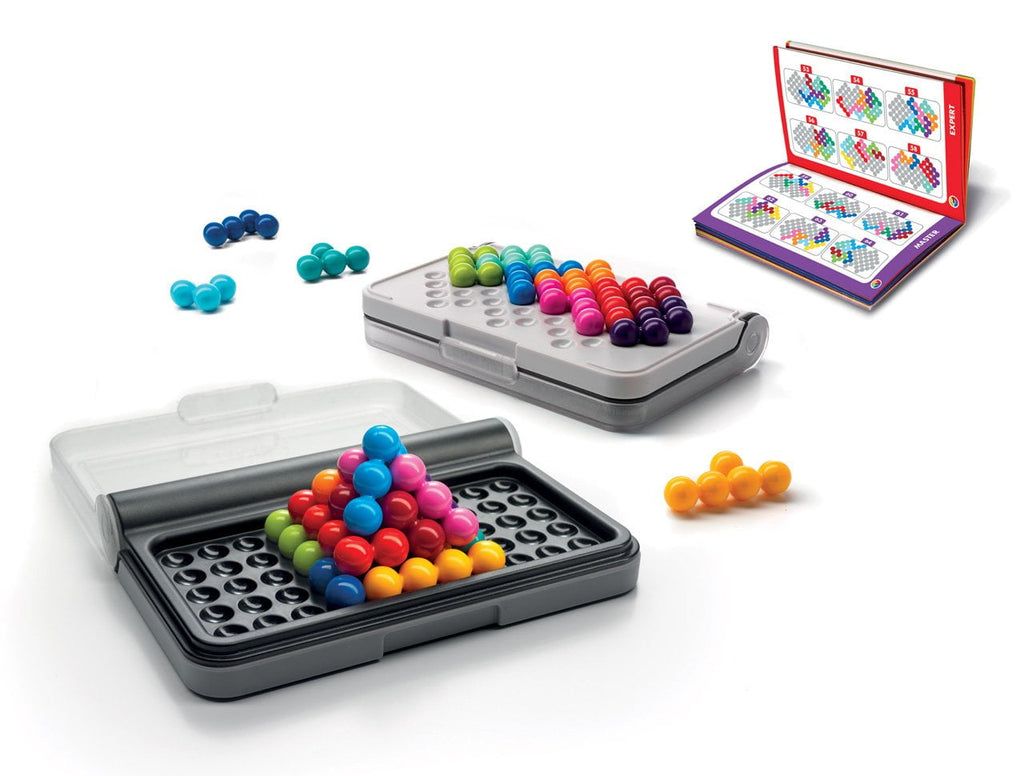 SmartGames IQ Puzzler Pro Compact Board Game Puzzle 120 3D Challenges