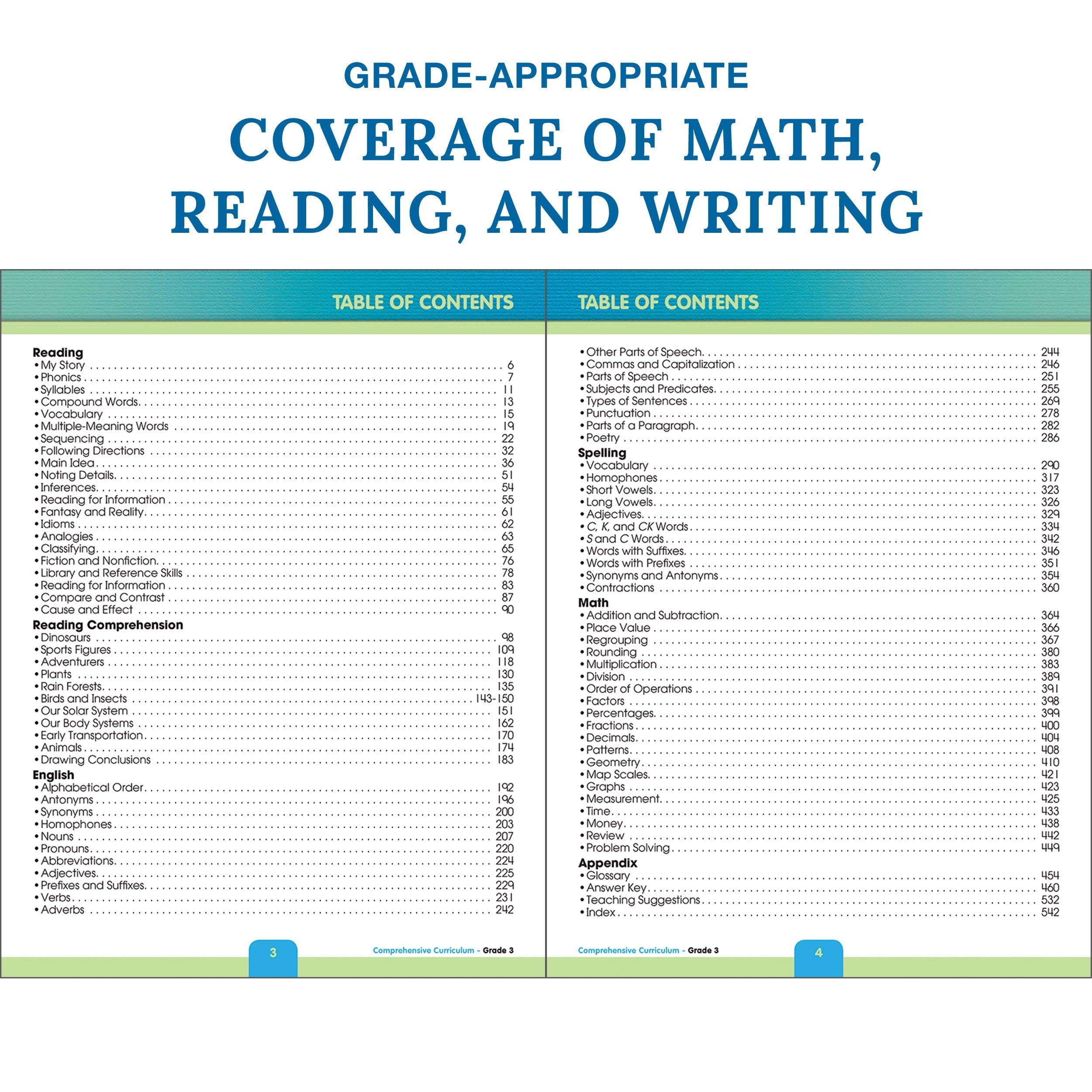 Thinking Kids Comprehensive Curriculum of Basic Skills Workbook (544)