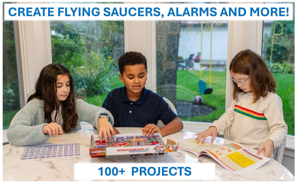 Snap Circuits Jr. SC100, Electronics Explorer Kit, 100+ Projects, Stem