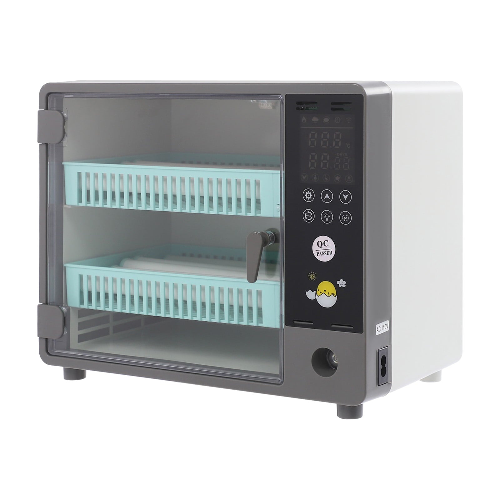 ToppiJoy 55W 24 Egg Incubator, Egg Incubator with 90 Minutes Automatic
