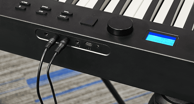 88-Key Foldable Digital Piano Keyboard with Portable Carrying Bag –
