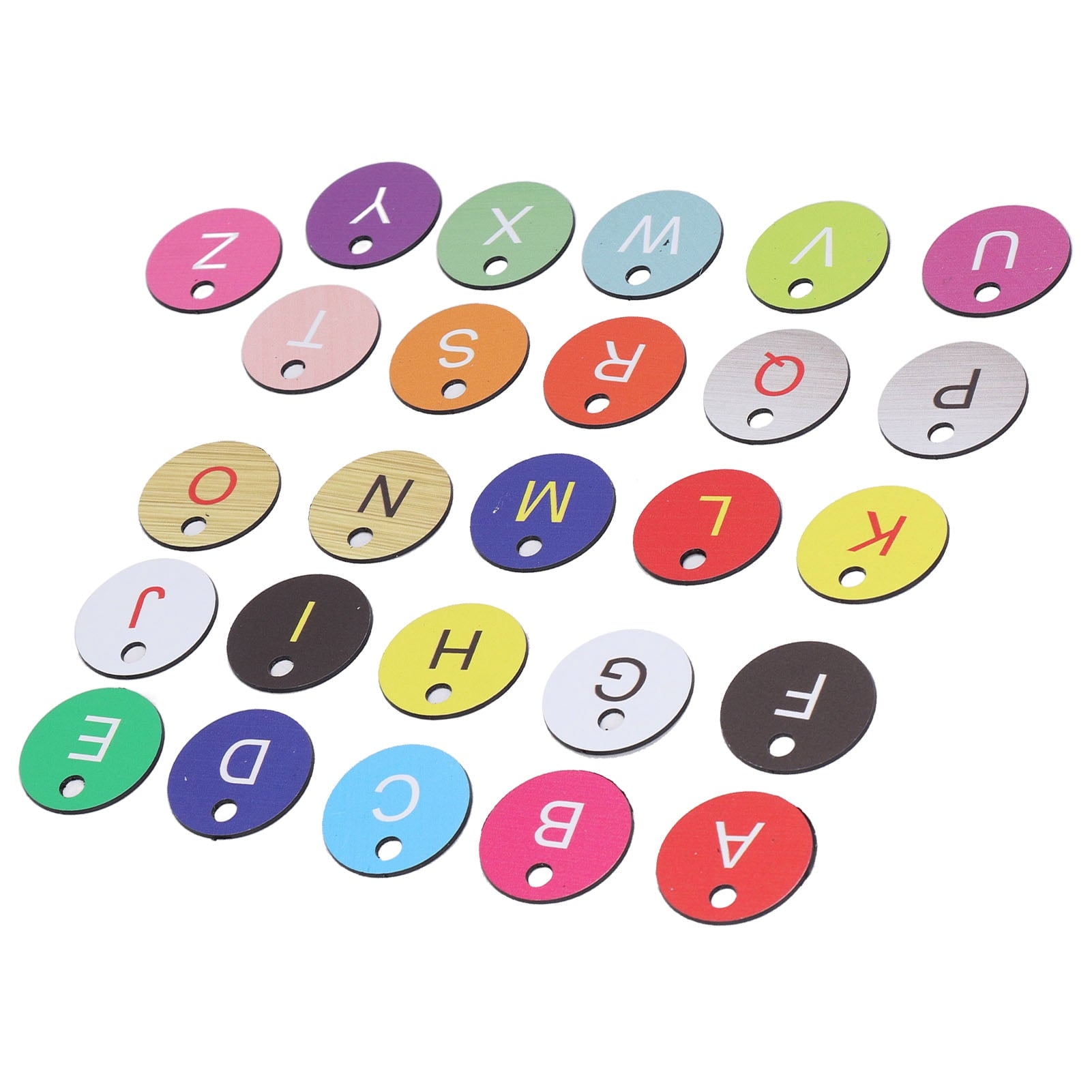 Nieyigj 26 PCS Beehive Numbered Tag Marker with Hole Round Beehive Lab