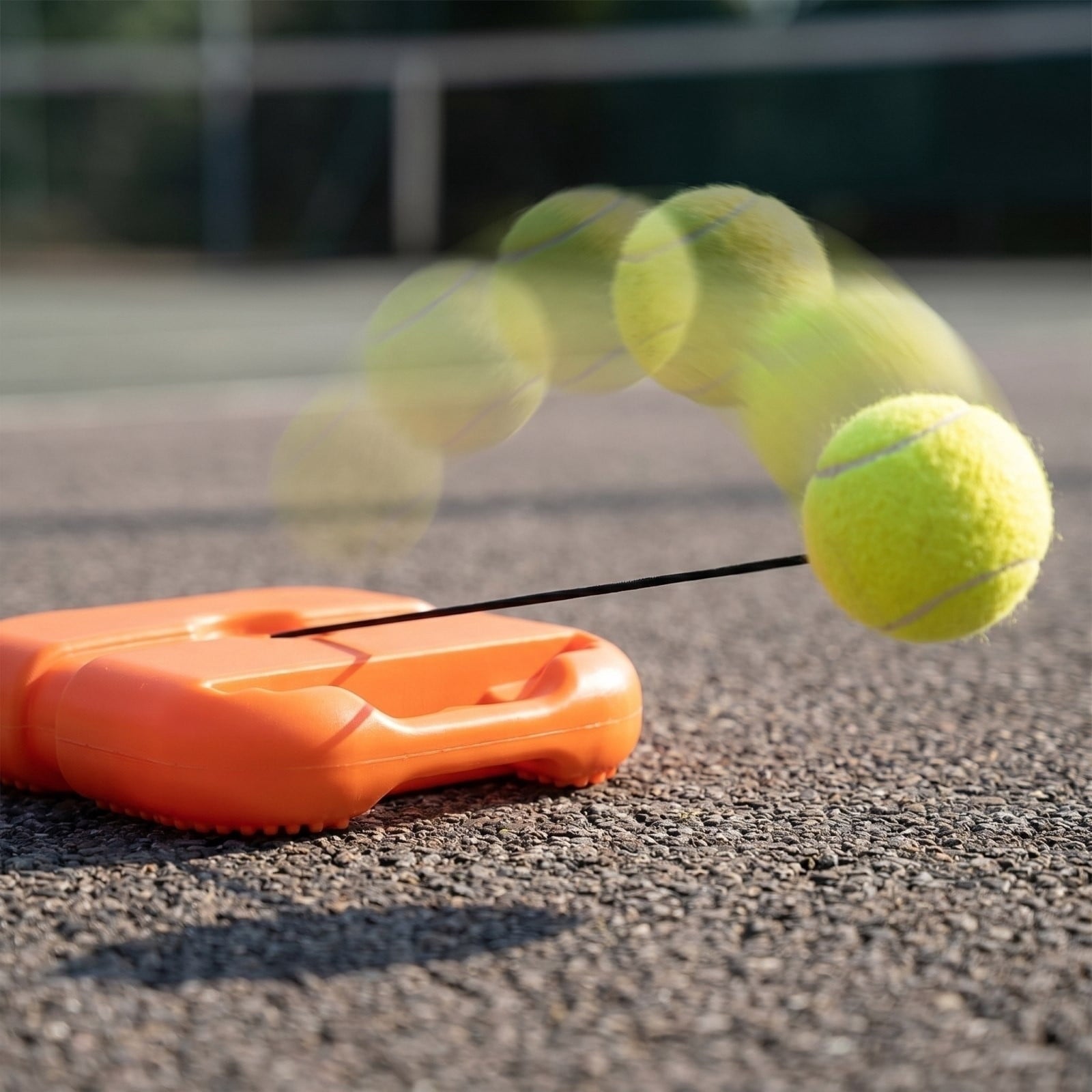 YingYouFu Tennis Training Equipment with Base and Rope, Rebound Ball T