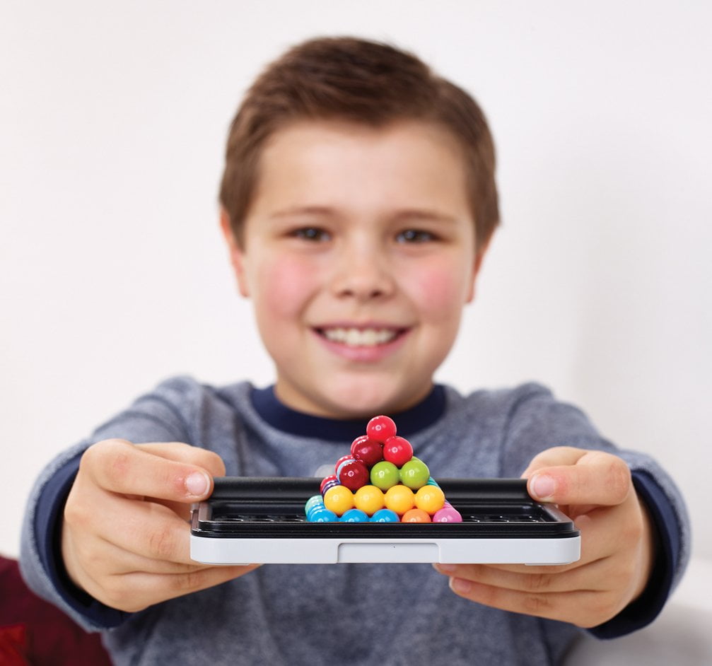 SmartGames IQ Puzzler Pro Compact Board Game Puzzle 120 3D Challenges