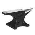 Single Horn Anvil, 66Lbs Cast Steel Anvil, High Hardness Rugged Round Horn Anvil Blacksmith, with Round and Square Hole, Large Countertop and Stable Base, Metalsmith Tool for Bending and Shaping