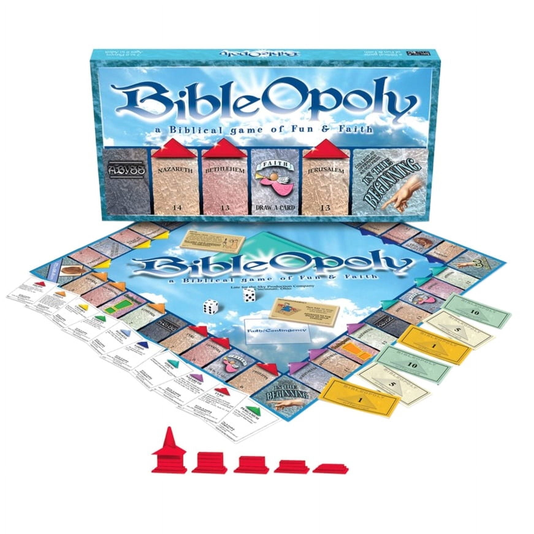 Late for the Sky Bible-Opoly Board Game
