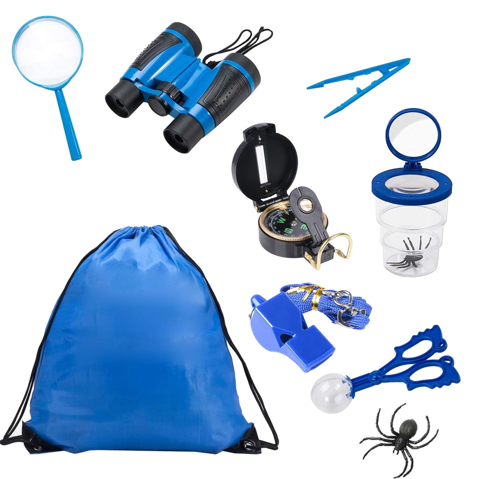 sdhkgrrt Outdoor Explorers Kit, 8 PieceKidsAdventure Set for BoysGirls