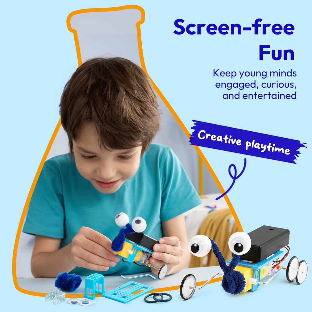 Joyfy Science Kits 6 in 1 Electric Robot Building Kit STEM Educational