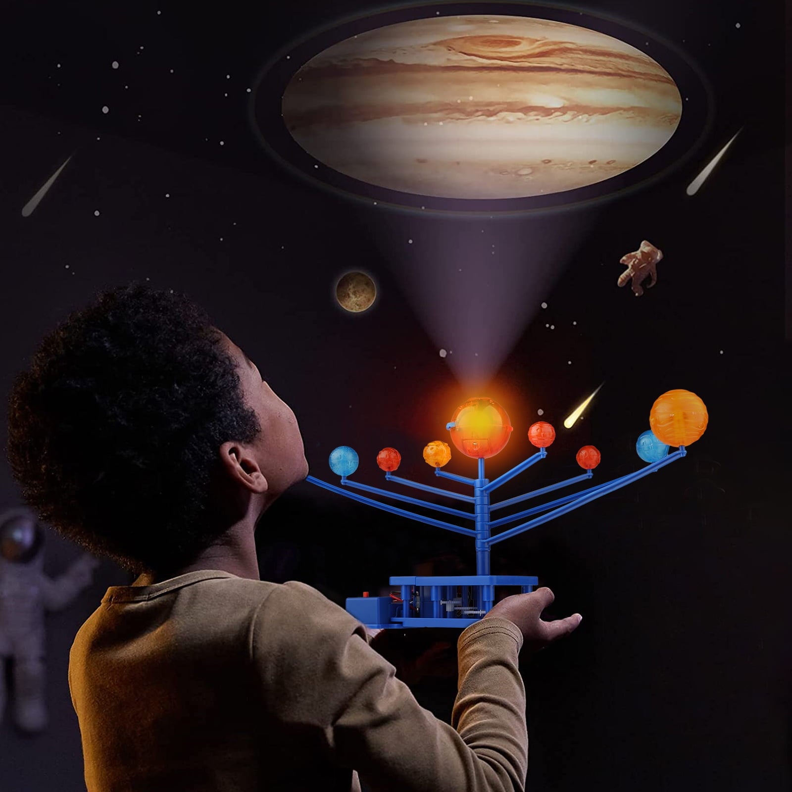 HopeRock STEM Educational Toy Rotating Planets for Kids Solar System P