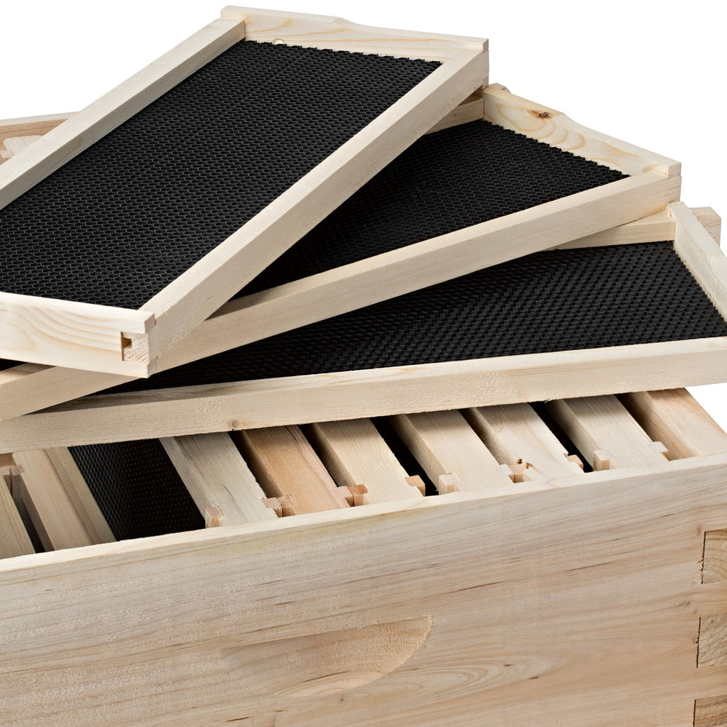Honey Keeper Beehive 20 Frame Complete Box Kit (10 Deep and 10 Medium)