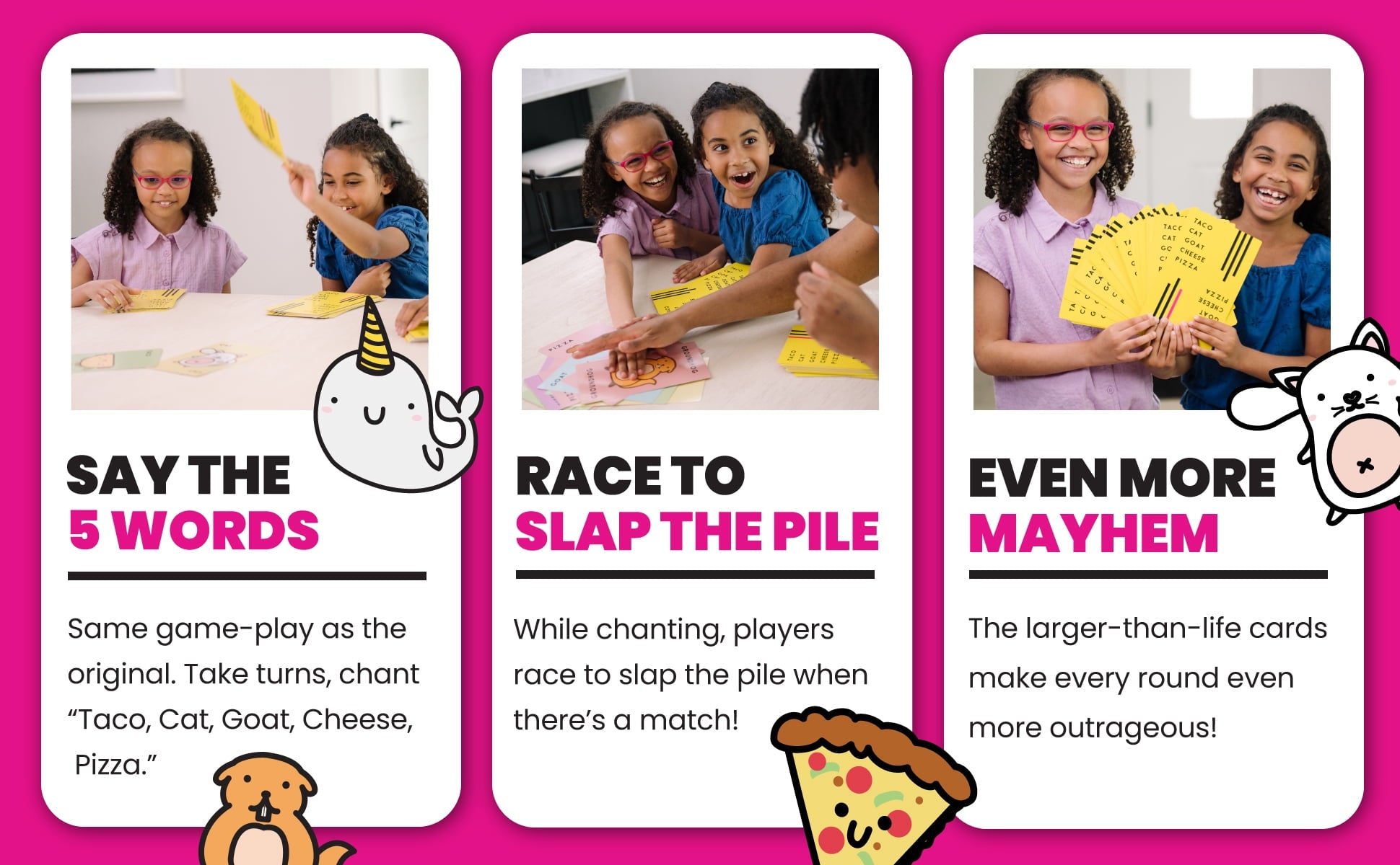 Dolphin Hat Games Taco Cat Goat Cheese Pizza Ridiculously Large Family