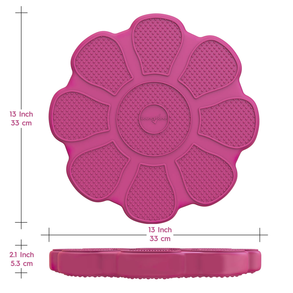 Wiggle Seat Sensory Cushion - rose, flower