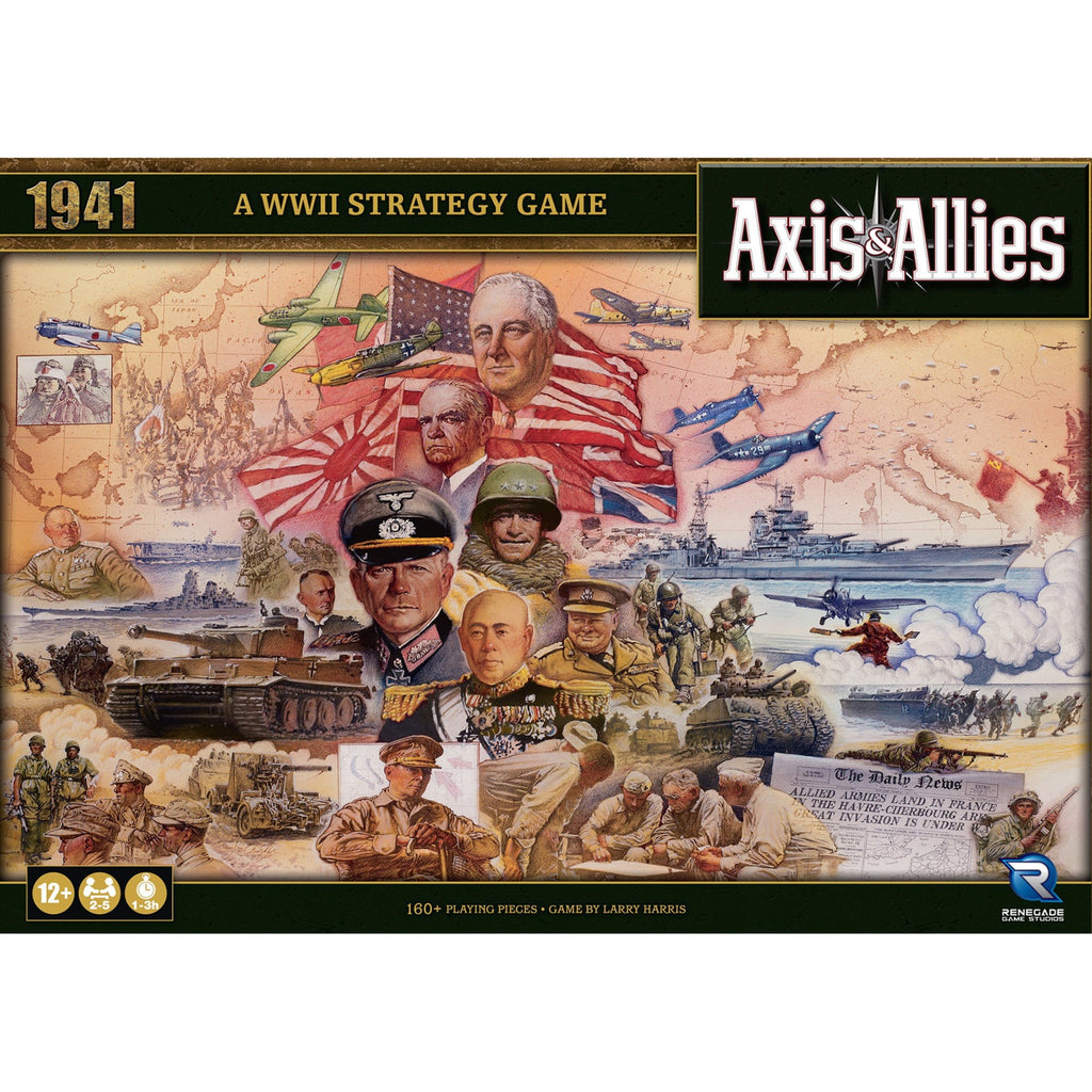 Axis & Allies: 1941 - WWII War Strategy Board Game, Renegade, Struggle