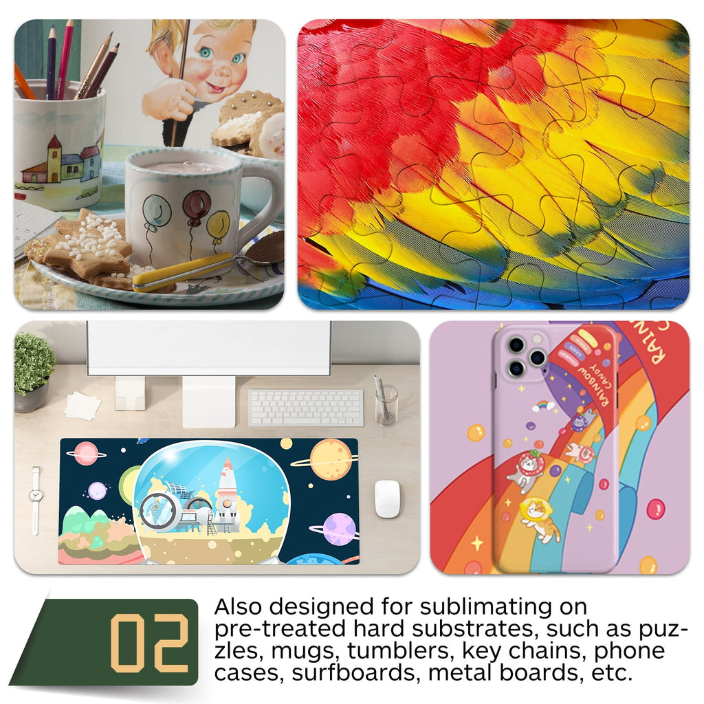 A-SUB Sublimation Paper 8.5x11 Inch 110 Sheets for Any Inkjet Printer