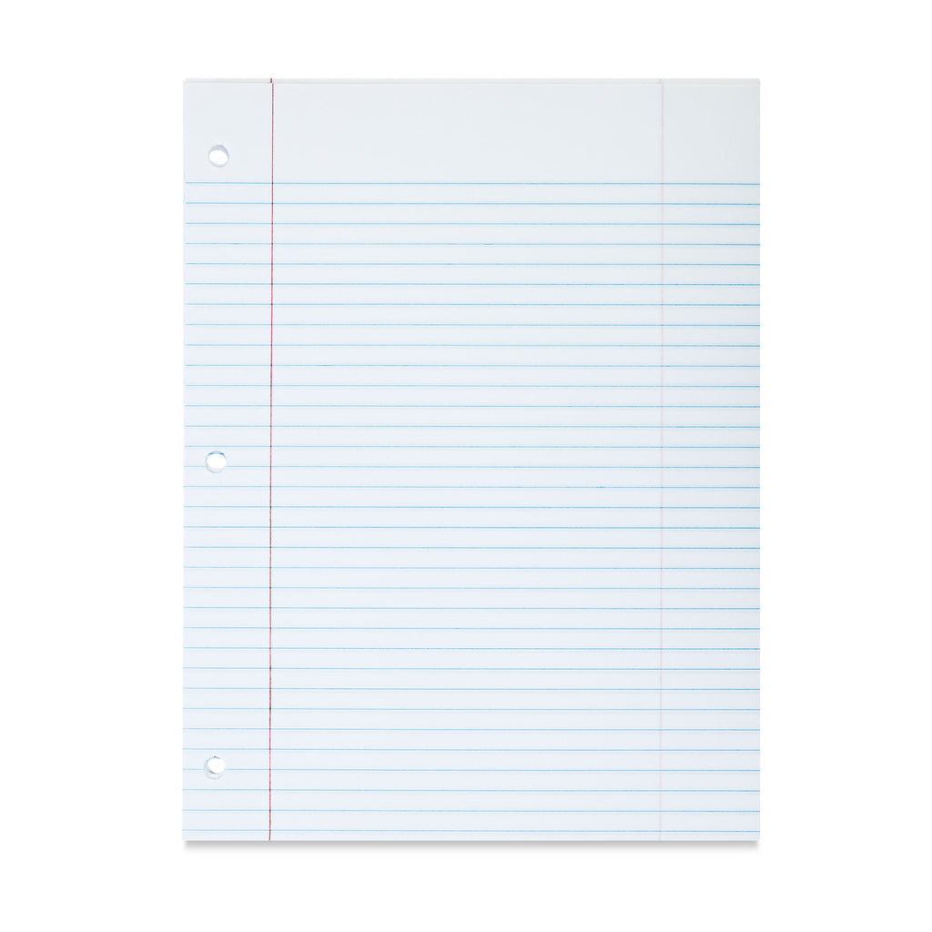 Pen+Gear College Ruled Filler Paper, 10.5" x 8", 150 Sheets (59156)