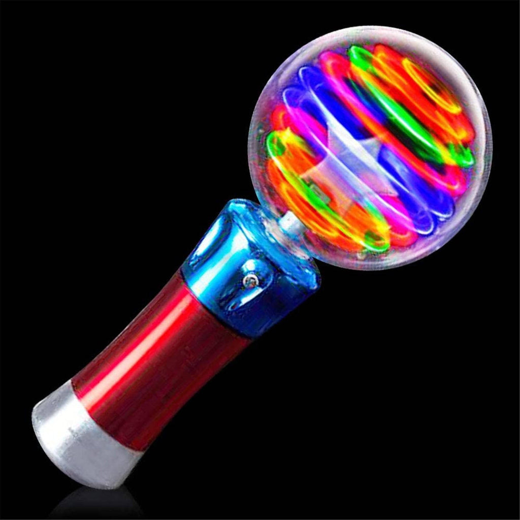 Elainilye Light Up Wand for Kids, Rotating LED Toy Wand for Boys and G