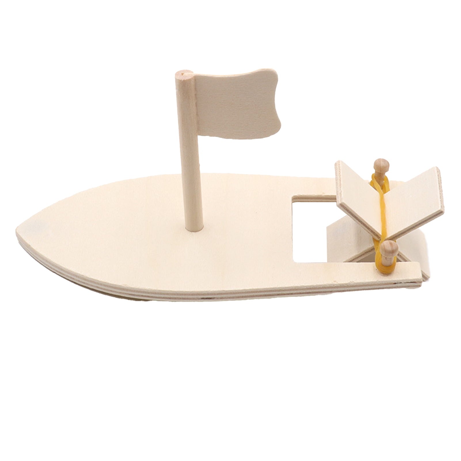 Hevirgo Boat Toy Colorful Educational Motivational Wooden Sailboat Toy