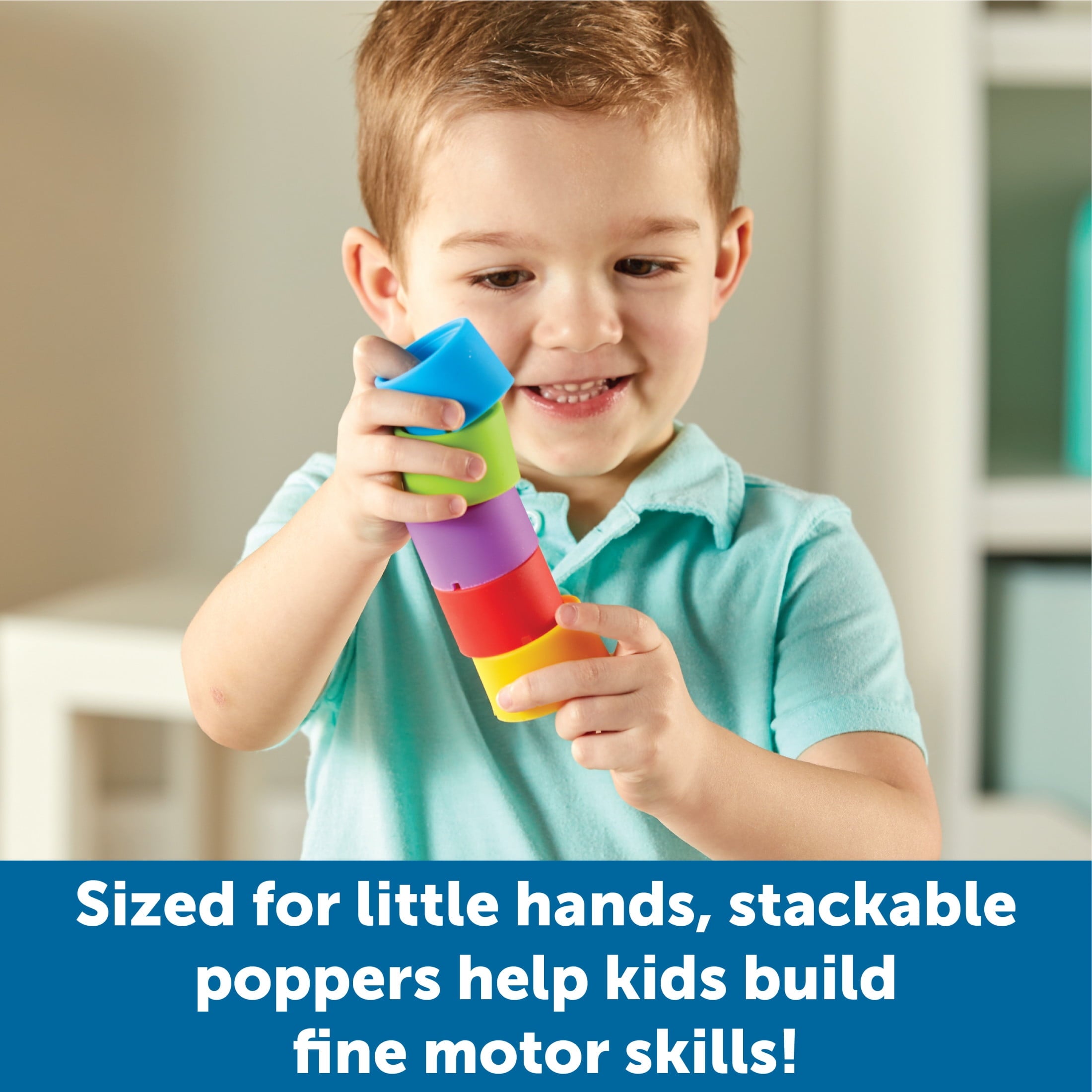 Learning Resources Rainbow Emotion Fidget Poppers, Social-Emotional Le