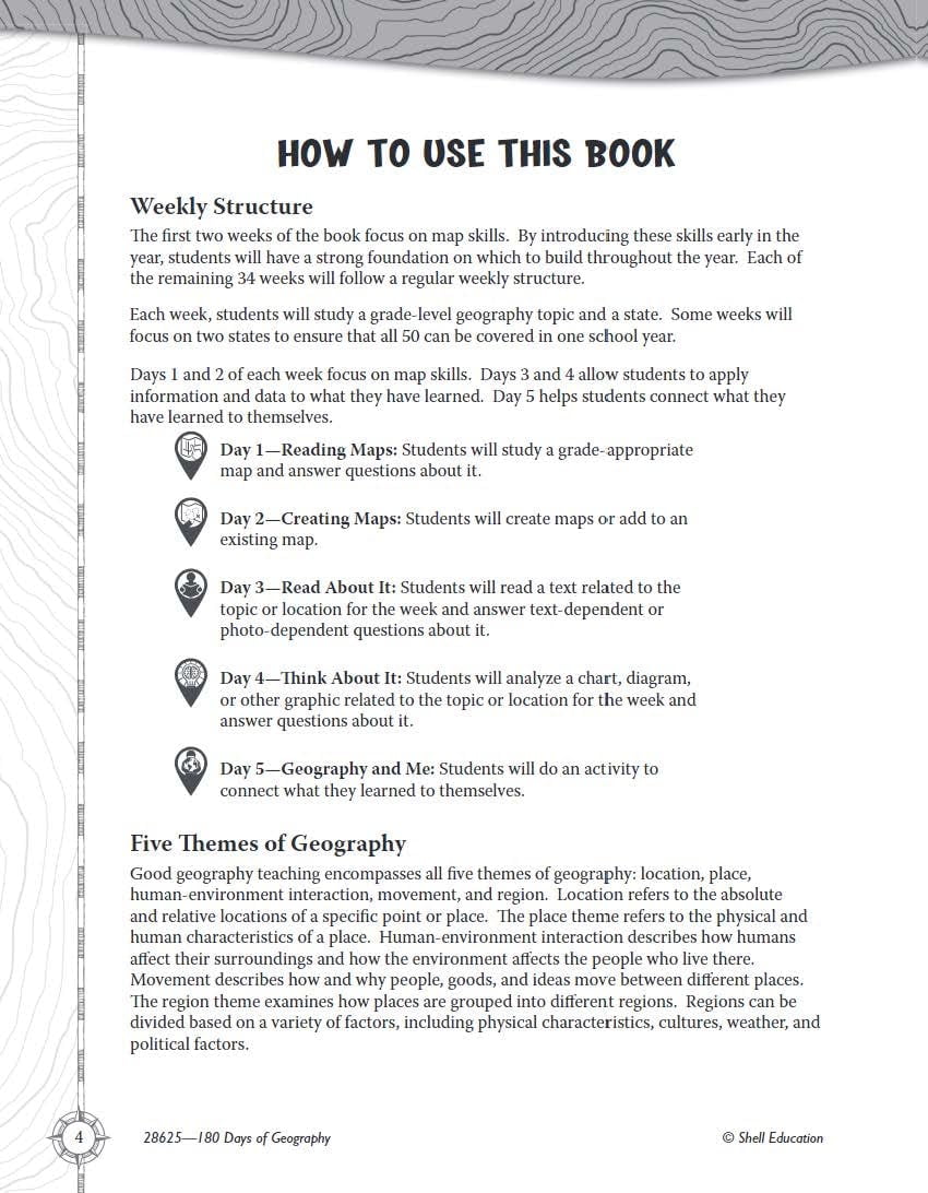 180 Days™: Practice Workbooks for Fourth Grade: Reading 2nd Edition,