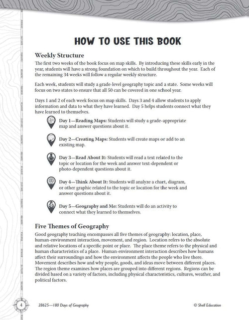 180 Days™: Practice Workbooks for Fourth Grade: Reading 2nd Edition,