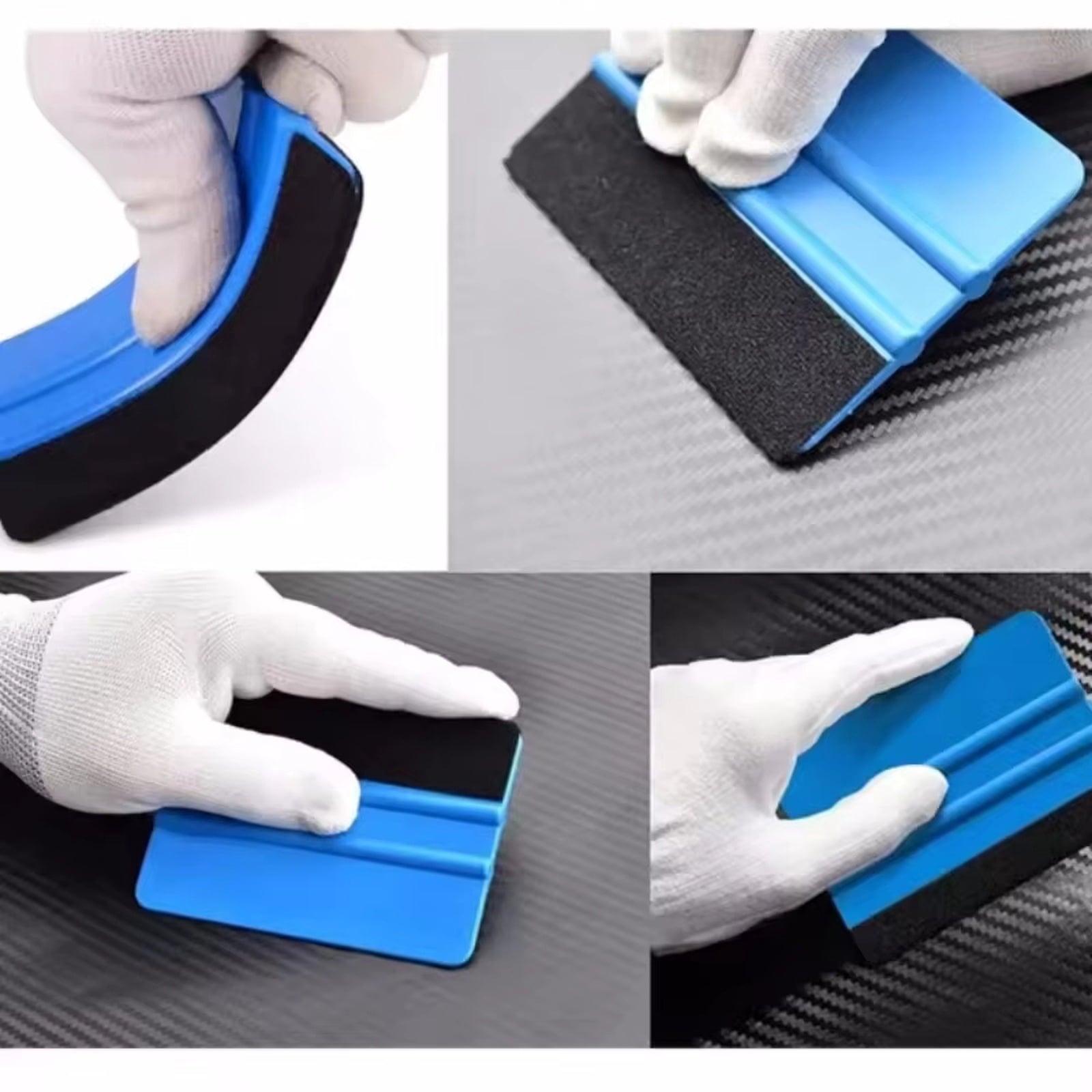 Professional Car Vinyl Wrap Squeegee with Protective Felt Edge Scratch