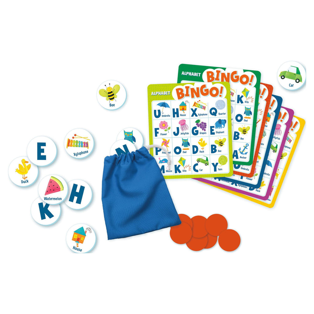 Peaceable Kingdom Alphabet Bingo! Letter Learning Educational Board Ga
