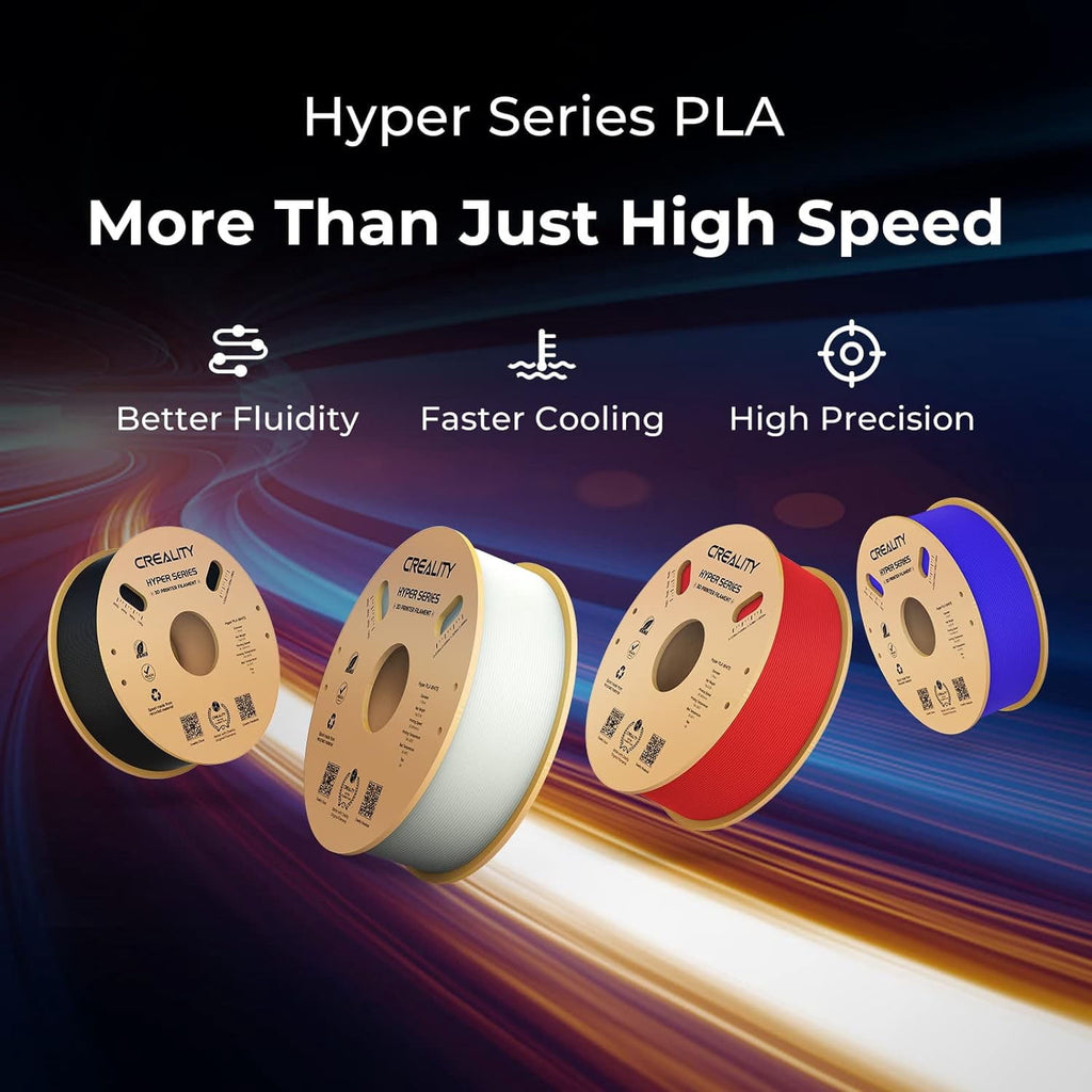 Creality Hyper PLA 3D Printer Filament 600mm/s High-Speed +/-0.03mm Fo