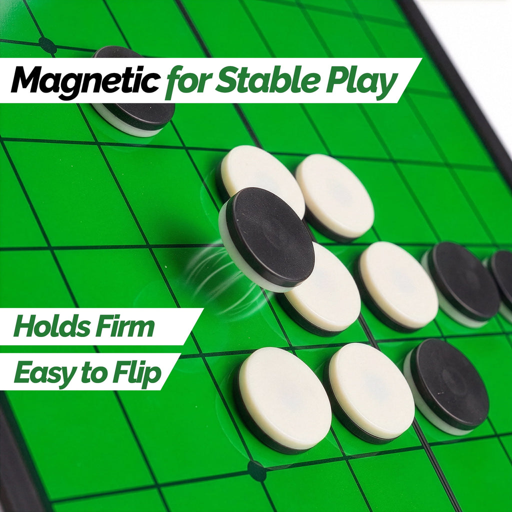 Sterling Games Othello Reversi Strategy Game 9.75 inch Folding Magneti