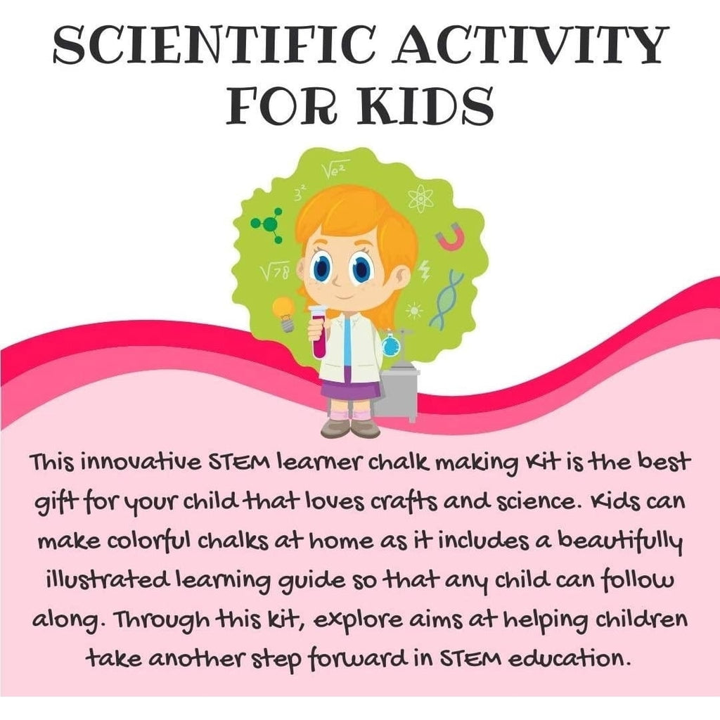 Mighty Mojo Explore STEM Learner Chalk Making Lab DIY Science Kit