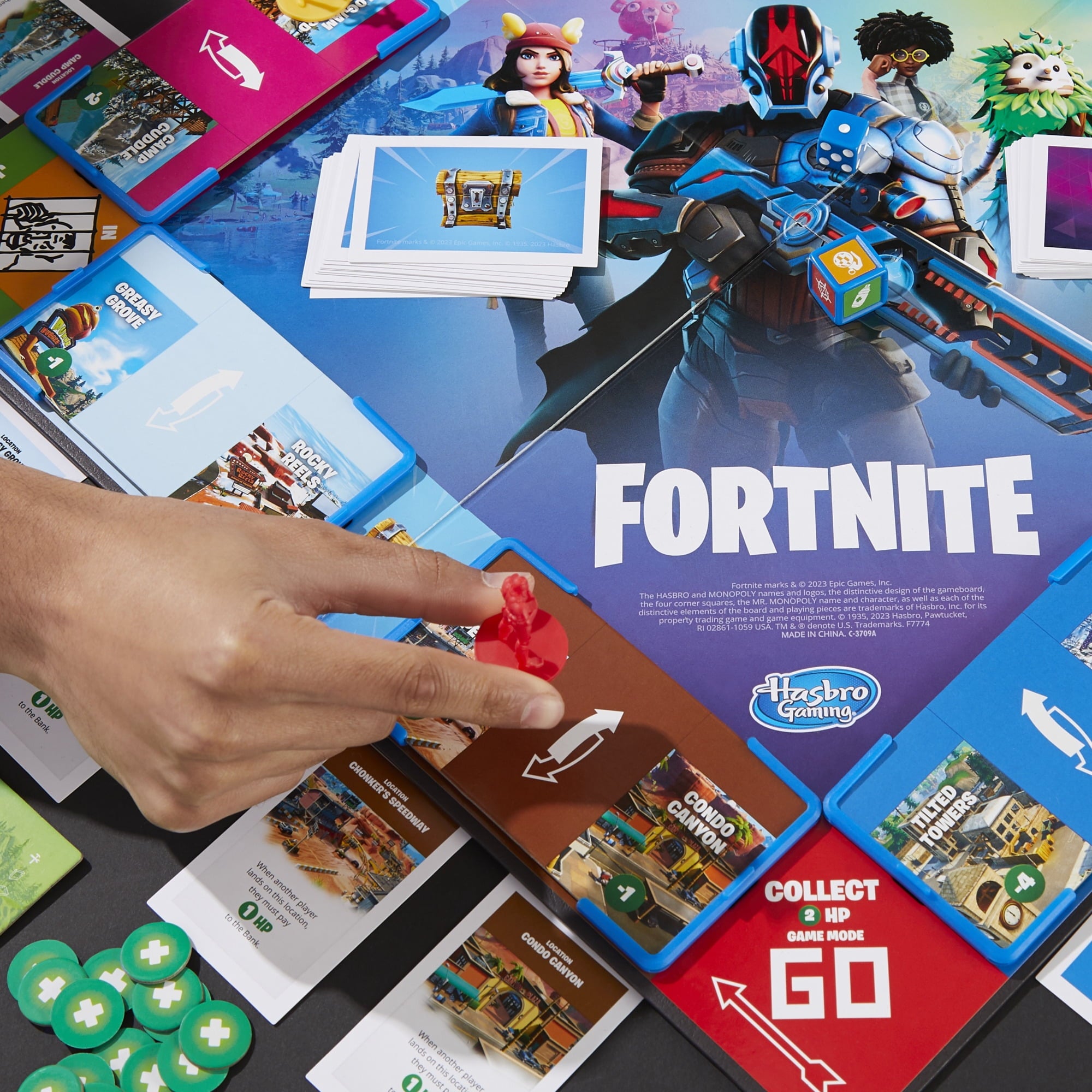 Monopoly Flip Edition: Fortnite Board Game, Monopoly Game Inspired by